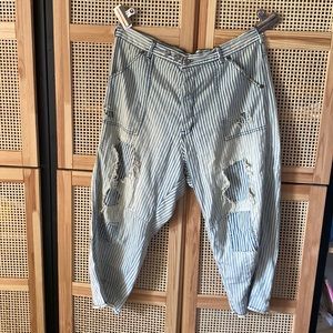 EUC Magnolia Pearl striped denim